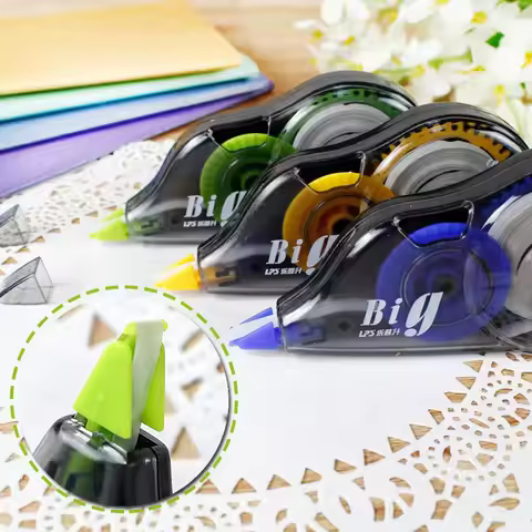 3PCS/Set Correction Tape Roller White Sticker Tape Stationery Student Error Eraser Tape School Offic