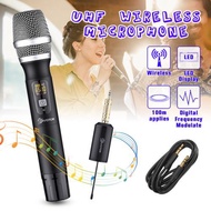 AZUHF 25 Channel Wireless Handheld Microphone Mic System for Home KTV Karaoke Speech Mic Receiver 3.5mm Microphone