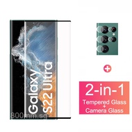 For Samsung S22 Ultra Tempered Glass Screen Protector For Samsung S22 Ultra S22 S21 S20 Plus Ultra S21+ S20+ S20 S21 FE High Quality Screen Protector + Camera Lens Protector