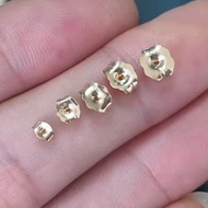 14K Gold Filled Earring Back Stopper 1/20 14K Gold Filled Earring Findings Jewelry Making Supplies E