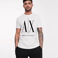 Armani Exchange AX Men's T Shirt Original Cotton Round Neck Loose Casual Slim Short Sleeve Shirt