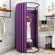 Portable Bathroom Locker Room Tent Motive Fitting Room Built-in Hangers U-Shaped Metal Tracks Applic