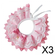 [LzdjfmyebMY] 2-6pack Cat Collar Xmas Costume Accessories Puppy Bib for Small Medium Dog Kitty