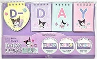 D-day Popular Cute Character Friends Desk Standing Calendar with Decorative Stickers for Count down 