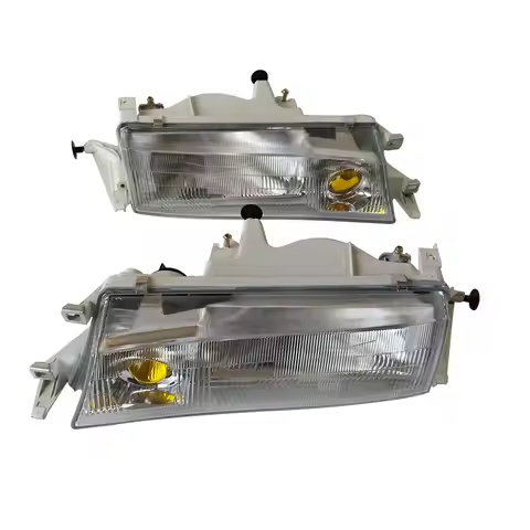 Pair Car Headlamp For Toyota Mark II GX80 JZX81 LX80 YX80 1990 to 1992 81110-22571 81150-22571