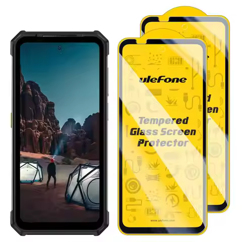 For Ulefone Armor 24 2pcs / Pack Ulefone 9H HD Anti Fingerprint Tempered Glass Screen Protector