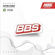 BBS rim cutting sticker