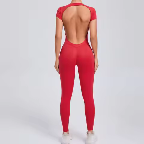 2025 Yoga Jumpsuit Fitness Sports Overalls Gym Clothing Set Wear Pilates Workout Clothes Women Short