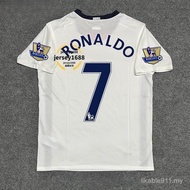 2008/09 Manchester United Away Champions League Retro Jersey Ronaldo Football Jersey Custom T-Shirt
