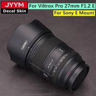 Customized Sticker For Viltrox AF 35mm F1.2 LAB FE Decal Skin Camera Vinyl Wrap Film Protector Coat 
