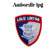 Embossed Embroidered LINTAS LOGO