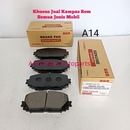 KAMPAS REM DEPAN BRAKE PAD VIOS GEN2 LIMO GEN2 TIPE G ALTIS