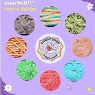 sour belt candy masam & manis