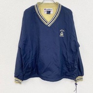 90年代古著Champion套頭夾克，復古款，藏藍色，M碼