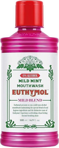 Euthymol溫和薄荷味漱口水500ml
