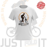 [Ready Stock] Microfiber Baju Basikal Lipat Folding Bike Bicycle T Shirt Folding Bike Unisex