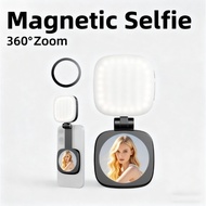 Mini Magnetic Selfie Mirror Light for Compatible iPhone Zoom Makeup Photography Led Fill Light Phone