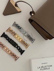 Apple Watch 立體粗鏈不鏽鋼金屬錶帶