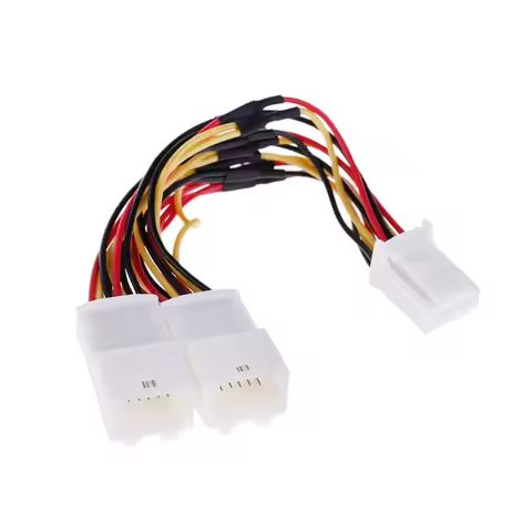 2025 New Y Cable Splitter Adapter 6+6 Plug for audio Navi AUX CDC Tuning for toyota Lexus