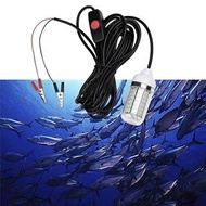 12V下水燈led誘魚燈放水里釣魚抄網燈筏釣集魚燈/暖黃光