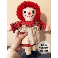 1997年 聖誕節 12吋/30cm raggedy Ann &amp; Andy 古董 絕版玩具 布偶 安娜貝爾 娃娃