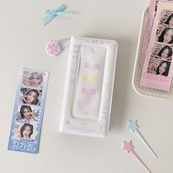 SHINSDAY Album Collect Book Kolbuk Photostrip 40 Pockets Kolbuk PP Photocard Holder Ribbon Y2K Aesth