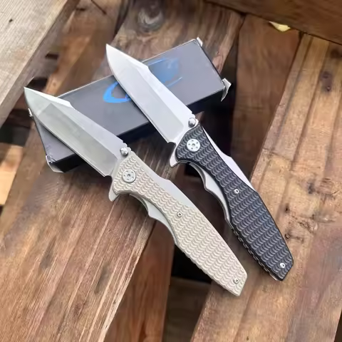 0393 Bearing Pocket Knife 9Cr18MoV Steel Blade Dexterous Hands Outdoor Camping Hiking EDC Practical 