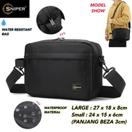 SP007) Kualiti Tinggi SNIPER  3 IN 1 Water Resistant Beg Silang beg tangan sling bag clutch bag Wate