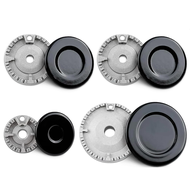 4Pcs Portable Gas Stove Burner Replacement - Burner Head Replacement Parts Accessories Stove Range G