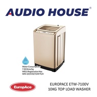 EUROPACE ETW-7100V 10KG TOP LOAD WASHER ***2 YEARS WARRANTY BY EUROPACE***