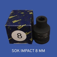 MATA Lakoni Pro 8mm Short Impact Socket Bit 1/ 2 inch