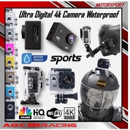 4k Ultra pro action waterproof camera recorder wifi sport cam car & motorcycle go-pro hi cam 4000k r
