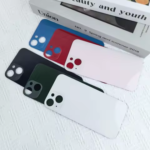 High Quality Back Glass Cover For iPhone 13 Replacement Battery Case Rear Door Housing Panel Parts F