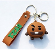LINE FRIENDS | HOT BT21 Koya RJ Shooky Cooky Tata Chimmy Mang Keychain Creative High-quality Anime C