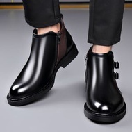 年秋冬新款馬丁靴男靴男士高幫男鞋短靴加絨保暖切爾西靴