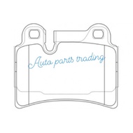 VOLKSWAGEN TOUAREG 7L 3.6 REAR BRAKE PAD TRW