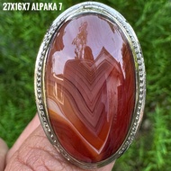 Agate Ring Coralnatural (Natural Original)