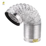 4Inch Ventilator Pipe 100Mm Pvc Aluminum Tube Air Ventilation Pipe Hose Flexible Exhaust Duct 3/2M A