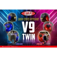 BKP V9 TWIN helmet/ topi keledar topi v9 twin/ sirim certified helmet