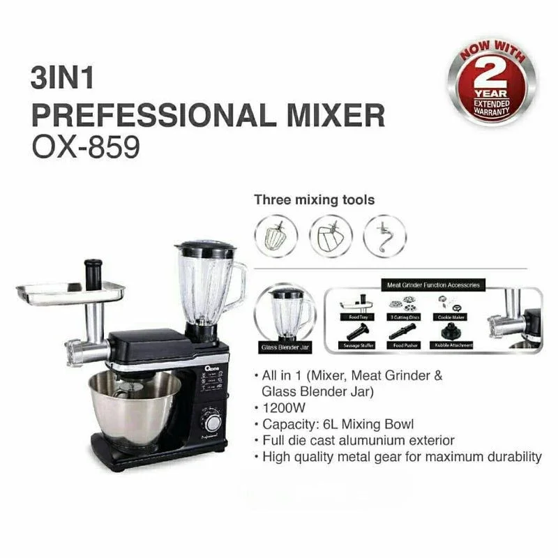 Oxone OX857 Mixer Professional Blinder Glinder