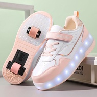 Skates Kids Heelys Girls Shoes Summer Hidden the Skating Shoes Retractable Boys Flying Shoes with Pu