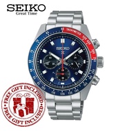 Seiko SSC913P1 Men's Prospex SPEEDTIMER Solar Chronograph Blue Dial Stainless Steel Watch