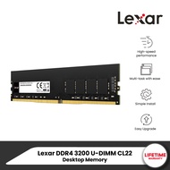 Lexar DDR4 3200 4GB/8GB, U-DIMM, CL22 Desktop Memory (แรมสำหรับ PC &amp; DIY)