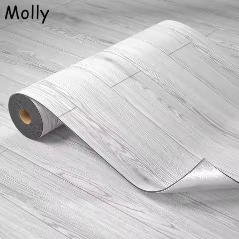Peel and Stick Vinyl Floor Sticker Self Adhesive Vinyl Floor Tiles Wood Plank Flooring Waterproof We