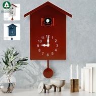 Cuckoo Clock Plastic Cuckoo Wall Clock with Bird Tweeting Sound Hanging Bird Clock Battery Operated Cuckoo Clock for Home Living Room SHOPSBC0548