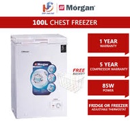 Morgan Chest Freezer Peti Beku (100 L) MCF-XC10