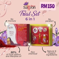 SAFFRON SKINCARE ORIGINAL TRIAL SET 6 IN 1- ORGANIC WITH AYURVEDA AND NATURAL INGREDIENT