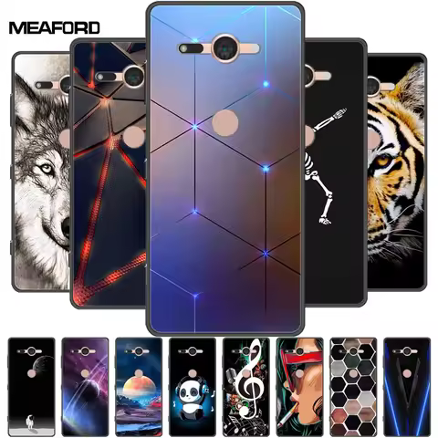 For Sony Xperia XZ2 Compact Case Fashion Soft TPU Silicone Cover For Xperia XZ1 XZ2 XZ3 XA2 XA1 Ultr