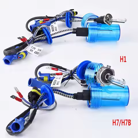 AC 55W Xenon Bulbs Mini Base H1 H3 H7 H8 H9 H11 9012 HB3 HB4 D2H 4500LM 12V Cars HID Headlights 9012
