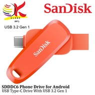 SANDISK PHONE DRIVE FOR ANDROID DUAL DRIVE OTG 32GB / 64GB / 128GB / 256GB / 512GB FLASH DRIVE / THU